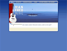 Tablet Screenshot of manfred-music.com